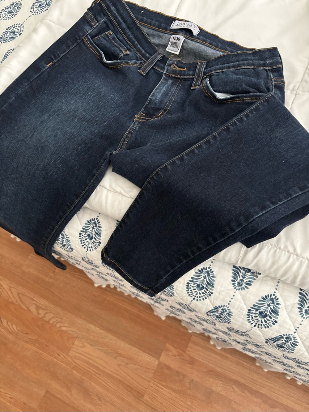 Judy Blue Indigo Dark Wash Skinny Jeans